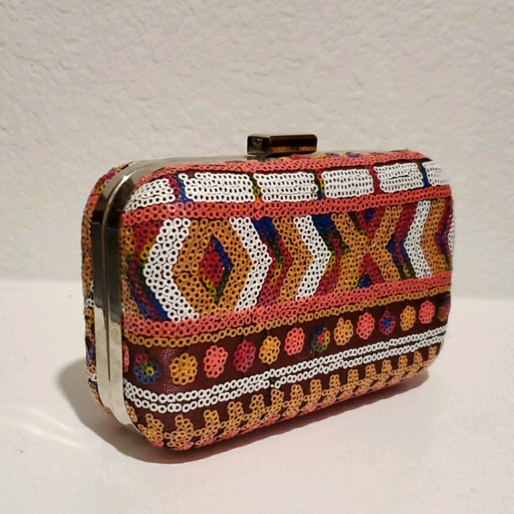 Sequin Clutch Handbag